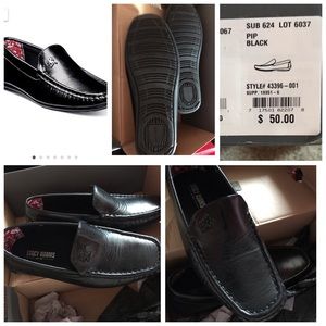 Stacy Adams boys dress shoes EUC size 3 kids black